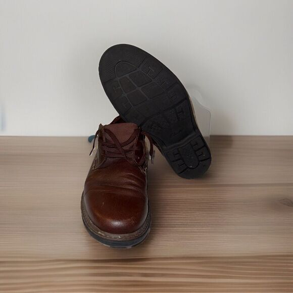 Clarks Other - Clarks Collection Men's 10W comfort Brown Leather Lace Up shoes preppy office